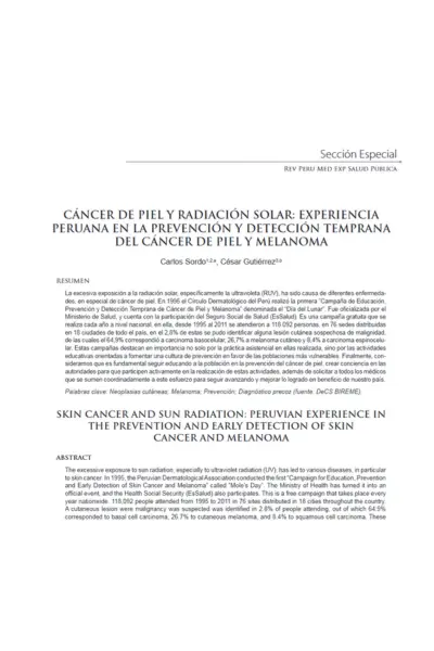 Gráfico de índice UV