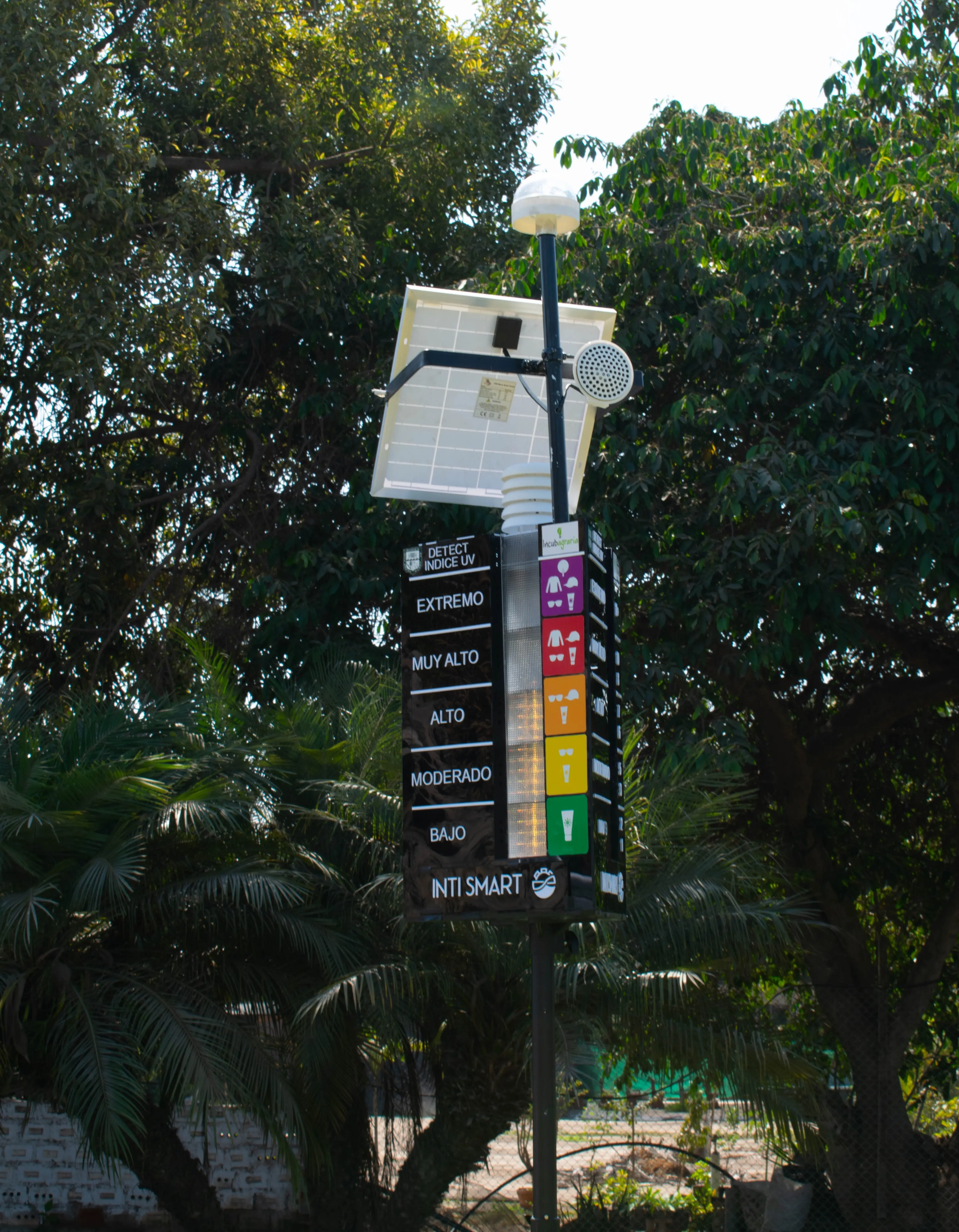 Vista del prisma triangular